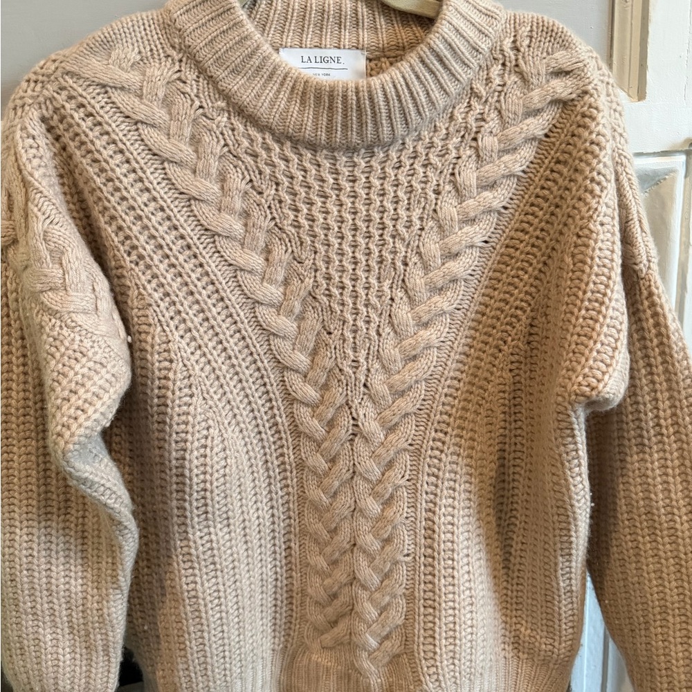 La Ligne scotia cashmere Cable Knit Sweater